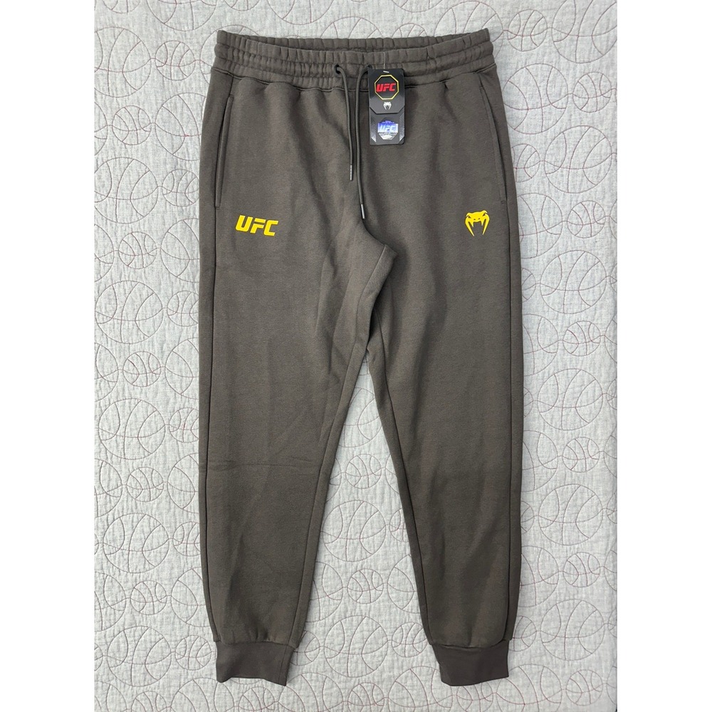 NWT UFC Team Venum Joggers Brown Fusion‎ Fight Week Plain / Men's Large